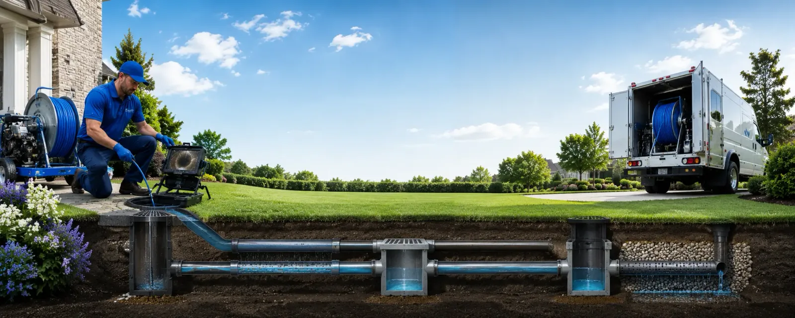Outdoor drain cleaning information for Ingalls, IN